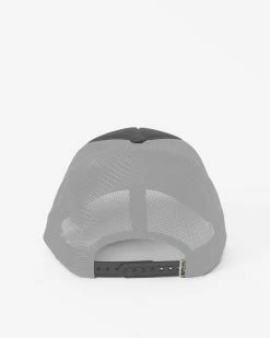Billabong Across Waves Trucker Hat BLACK PEBBLE (bpb) -billabong shop jahwqbac billabongp bpb bck1