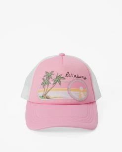 Billabong Across Waves Trucker Hat PINK WINK (mfk0) -billabong shop jahwqbac billabongp mfk0 frt2