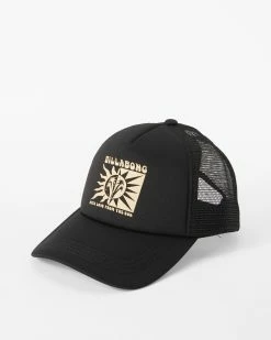 Billabong Across Waves Trucker Hat OFF BLACK 1 (ob1) -billabong shop jahwqbac billabongp ob1 sd1