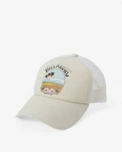 Billabong Aloha Forever Trucker Hat WHITE MULTI (wcc0) -billabong shop jahwqbal billabongp wcc0 frt1