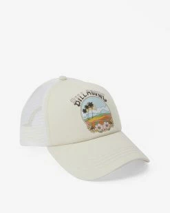Billabong Aloha Forever Trucker Hat WHITE MULTI (wcc0) -billabong shop jahwqbal billabongp wcc0 frt3