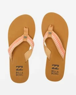 Billabong Baja Sandals ORANGE CRUSH (ocu) -billabong shop jfot1bba billabongp ocu frt3 1