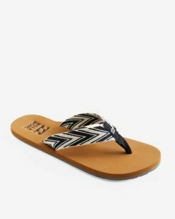 Billabong Baja Sandals TRUE BLACK (tru) -billabong shop jfot1bba billabongp tru frt1 7