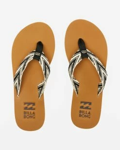 Billabong Baja Sandals TRUE BLACK (tru) -billabong shop jfot1bba billabongp tru frt3 5