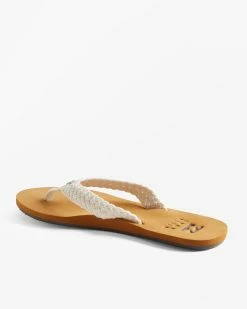 Billabong Baja Sandals WHITE (wht) -billabong shop jfot1bba billabongp wht bck1