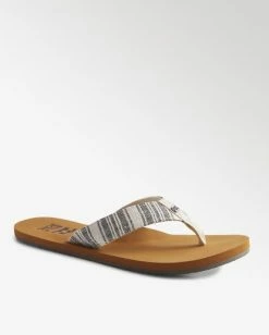 Billabong Baja Sandals OFF WHITE BLACK (xwkk) -billabong shop jfot1bba billabongp xwkk frt1 1