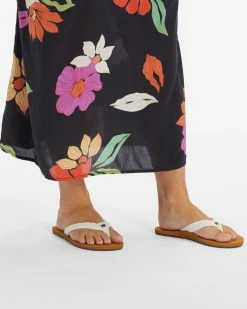 Billabong Baja Sandals WHITE (wht) -billabong shop jfot1bba billabongw wht frt1 3