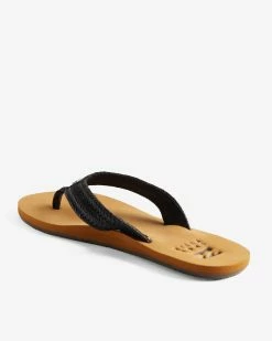 Billabong Kai Braided Sandals OFF BLACK (ofb) -billabong shop jfotvbka billabongp ofb bck1 1