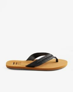 Billabong Kai Braided Sandals OFF BLACK (ofb) -billabong shop jfotvbka billabongp ofb sd1 1