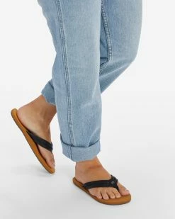 Billabong Kai Braided Sandals OFF BLACK (ofb) -billabong shop jfotvbka billabongw ofb frt1 1