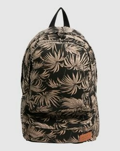 Billabong Shaded Palms Canvas Backpack OFF BLACK (ofb)