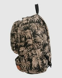 Billabong Shaded Palms Canvas Backpack OFF BLACK (ofb) -billabong shop ubjbp00126 billabongp ofb sd2